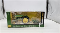John Deere 420 Tractor and KBL Disc 1/16