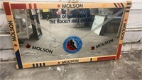 Hockey Official HOF Molson Bar Mirror 42x24