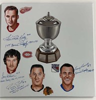 12" Autographed NHL Norris Trophy Tile Robinson