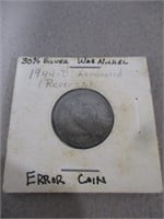 1944-D War "Error" Nickel