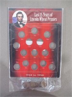 Lincoln Wheat Pennies Set (Last 15 Years)