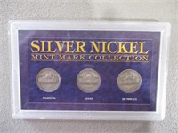 Silver Nickel Mint Mark Set