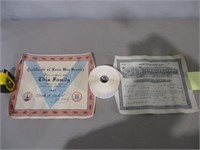 2 Vtg Certificates