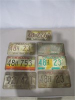 70s & 80s License Plates