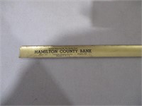 Hamilton County Bank 18" Roll Up Ruler