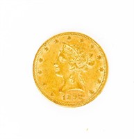 Coin 1892 $10 Coronet Gold Extra Fine+