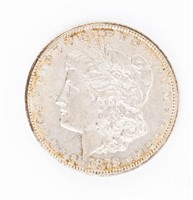 Coin 1878-CC  Morgan Silver Dollar Almost Unc.
