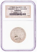 Coin 1773MO FM Mexico 2R NGC Genuine