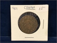 1901 Canadian Large Penny