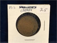 1913 Canadian Large Penny