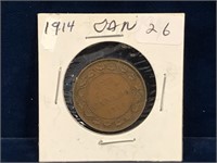 1914 Canadian Large Penny