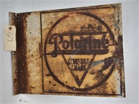 "Polarine" Double-Sided Metal Flange Sign