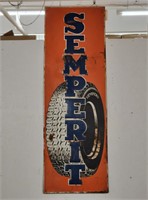 "Semperit" Single-Sided Embossed Tin Sign