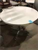 36" Round Formica Tables w/Chrome Legs