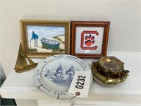 Nautical Décor Items, includes Small Framed Prints