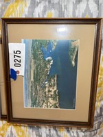 Pair of Framed and Matted Aerial Photographs of Wh