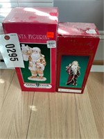 Two Santa Figurines, includes one by Windsor Colle