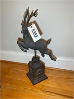 Rotating Deer Figurine on stand, approx. 24" tall