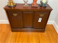 Hall Cabinet, approx. 36.5"x12"x28", with Three Do