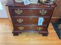 Pennsylvania House Three Drawer Wooden Side Table,