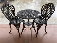 Metal Outdoor Table & Chairs