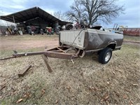 Bumper Pull Truck Bed Trailer-Contents Not Include