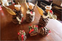 pinecone Christmas ornaments