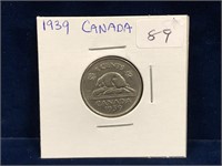 1939 Canadian Nickel