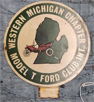 "Ford Model T" Single-Sided Metal Emblem