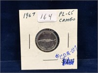 1967 Canadian Silver Ten Cent Piece