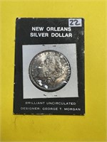 Rare BU MS+ High Grade 1884-O Morgan Silver Dollar