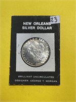 Rare MS-65+ High Grade 1884-O Morgan Silver Dollar