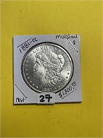 Super Rare MS-65+ High Grade 1881 CC Morgan Dollar