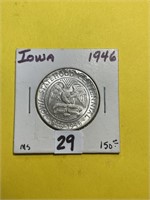 Rare MS High Grade 1946 MISSOURI US Silver Half Dl