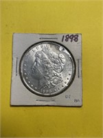 Rare MS+ High Grade 1898 Morgan Silver Dollar