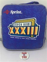 Super Bowl 33 ‘99 Official Seat Cushion & Button