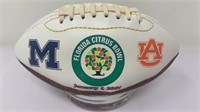 ‘01 Florida Citrus Bowl Mini Football Auburn UofM