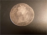 1756 France Silver ECU Louis XV Coin,28.6 Grams