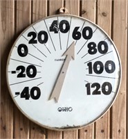 Ohio Vintage Thermometer Glass 18”