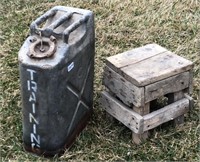Jerry Can and Stool