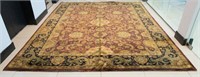 9'x12' 100% Wool Hand knotted- Kashan Design