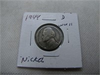 WWII 1944 D Jefferson Nickel