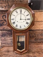 Seth Thomas Railway Clock with Key Stock #1079