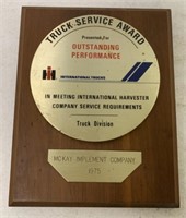 1975 IH Truck Service Award