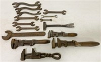 (15)McCormick, Deering, Acme Wrenches, others