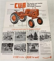 Farmall Cub Tractor Brochure