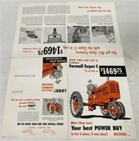 Farmall Super C Tractor Brochure