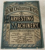 1881 D.M. Osborne & Co. Harvesting Machinery