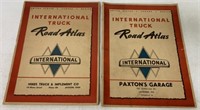 lot of 2 International Truck Road Atlas
