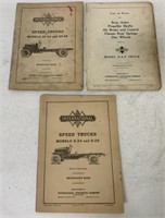 (3)International Motor Truck Instruction Books